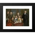 thumbnail image 2 of John Smibert 24x19 Black Modern Framed Museum Art Print Titled - The Bermuda Group (Dean Berkeley and His&nbsp;Entourage) (1728), 2 of 5