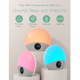 thumbnail image 4 of Momcozy Wake Up Light Baby Sound Machine, Adult White Noise Machine with Dimmable Night Light, 30 Soothing Sleep Sounds 7 Colors, Alarm Clock for Heavy Sleepers, 4 of 12