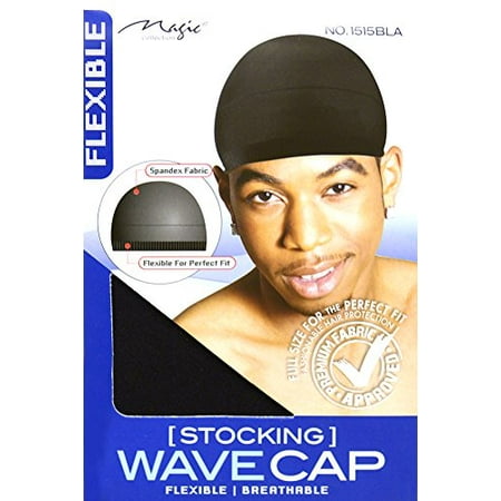 Magic Collection Stocking Wave Cap Fit All Head (Best Stocking Cap For Waves)