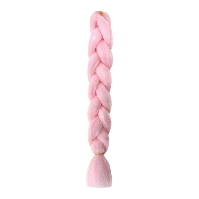 Luminous Silk Dirty Braid Big Braid Wig High Temperature Fluorescent Color Braid