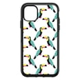 thumbnail image 1 of DistinctInk Custom SKIN / DECAL compatible with OtterBox Symmetry for iPhone 11 Pro (5.8" Screen) - Summer Graphics - Toucan Pattern - Teal, 1 of 5