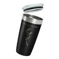 thumbnail image 3 of Gainesville Lake Map Tumbler Travel Mug Insulated Laser Engraved Coffee Cup Alabama 20 oz Black, 3 of 5
