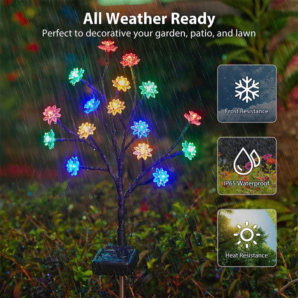 Solar Sunflower Garden Stake Multifunction Yard Sign Ornament Crafts Supplies for Holiday Birthday Party Background