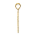 thumbnail image 2 of 14k Yellow Gold Caduceus Nurses Cap Pendant, 2 of 4