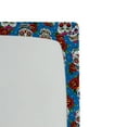 thumbnail image 3 of Ambesonne Colorful Fitted Sheet 2 Pcs Set, Floral Roses Skulls, California King, Blue Red Ivory, 3 of 3