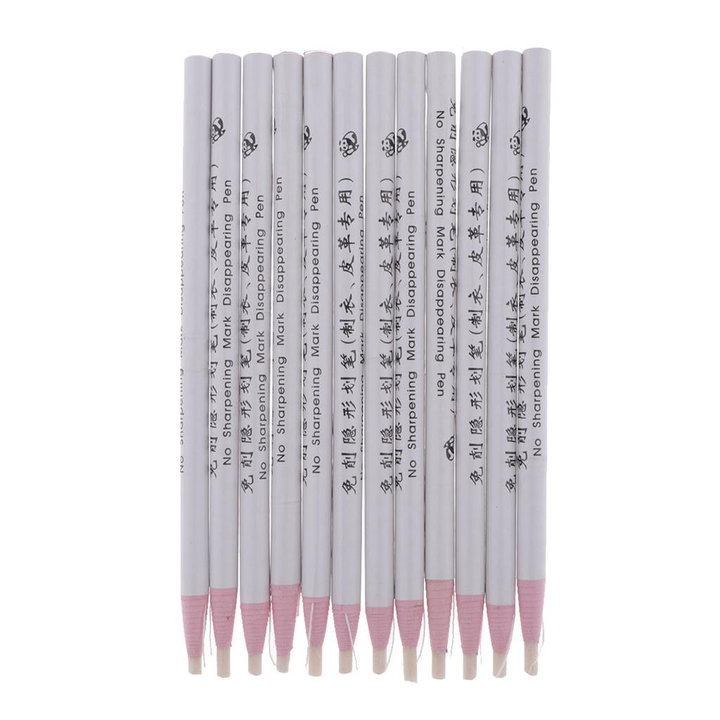 12x Pen Erasable Pens Fountain Pen Marking Tailors Chalk 16.5cm