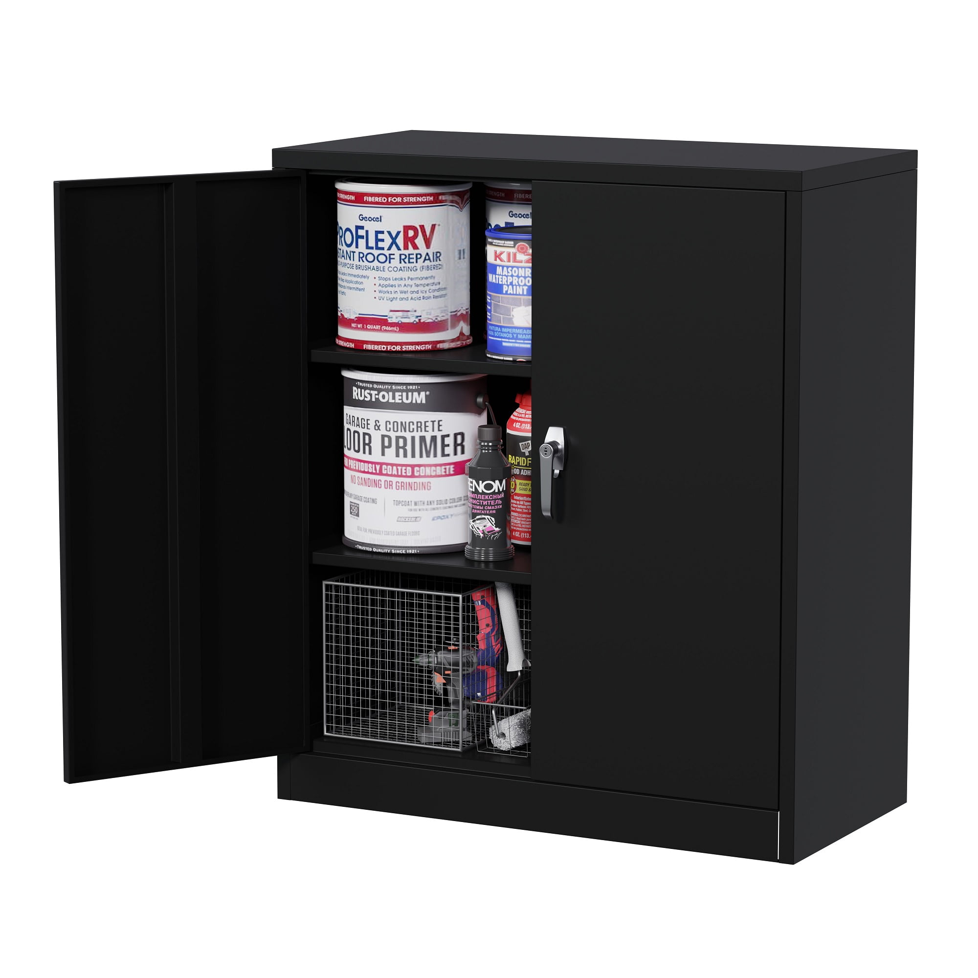 41.6 inches Metal Storage Locking Storage with