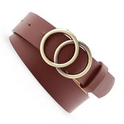 Item Type: Women Belt Material: PU, Alloy Size: Length:Approx. 105cm / 41.3in Width:Approx. 2.8cm / 1.1in
