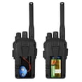 thumbnail image 5 of 2X Walkie Talkies With 2 Batteries And 1 Screwdriver, Portable Two-Way Radios With Lcd Display, For Outdoor Activities, Camping, Hiking, Surveillance - No License Required, Long, 5 of 6
