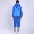thumbnail image 4 of Cheers.US Unisex Reusable Portable Waterproof Hooded Outdoor Riding Long Raincoat Poncho, 4 of 7