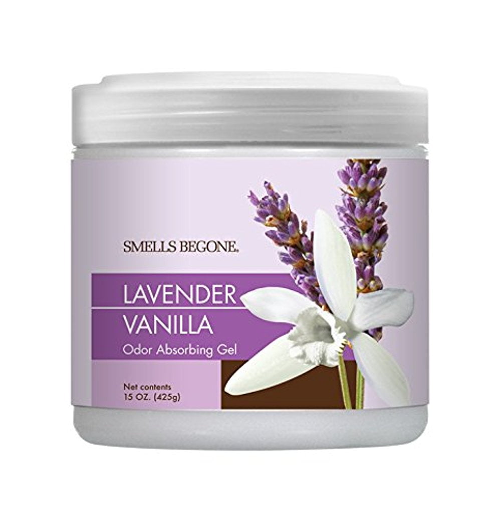 Smells Begone Odor Absorbing Gel 15oz - Lavender Vanilla -Air Freshener