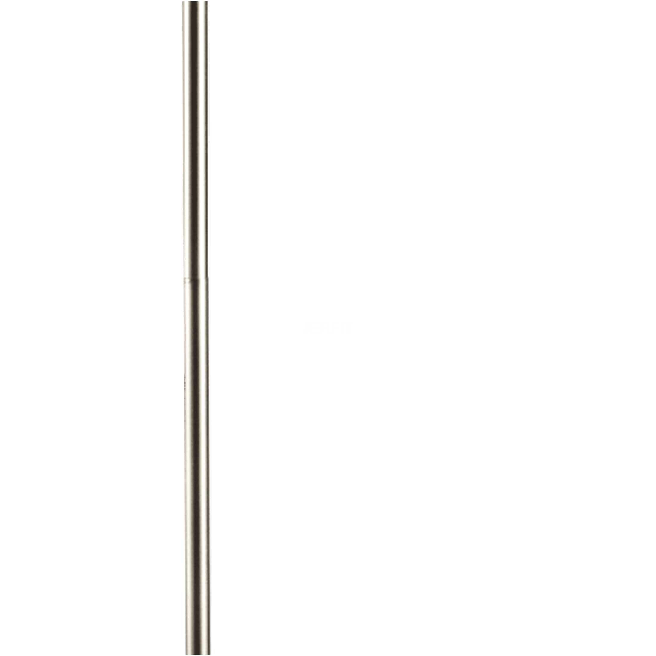 JERFIT Modern Arc Floor Lamp with Adjustable Head, Brushed Nickel Finish Metal Reading Light for Living Room, Bedroom, Office