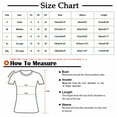 thumbnail image 3 of cfhntfmh Womens Casual Summer Tops Short Sleeve V Neck Lounge Tees Basic Loose Solid Color T-Shirts, 3 of 5
