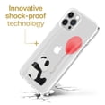 thumbnail image 3 of Case Yard iPhone-12-Pro-Max Case Clear Soft & Flexible TPU Ultra Low Profile Slim Fit Thin Shockproof Transparent Bumper Protective Cover Drop Protective Cell Phone Cases (Sad Panda), 3 of 8