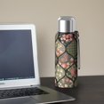 thumbnail image 5 of 20 Oz Pioneer Flower Coffee Tumbler Double Wall Insulated Stainless Steel Water Bottle | Metal Reusable Thermoses Flask with Cup Cap | Leak & Sweat Proof with Anti-Dust Lid, 5 of 7