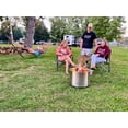 thumbnail image 4 of JYLP 19.5 Inch Smokeless Stainless Steel Fire Pit, Modern Round Wood Burning Outdoor Fire Pit with Removable Ash Pan, Weather Resistant Carry Bag for Patio, Backyard, Camping, 4 of 4