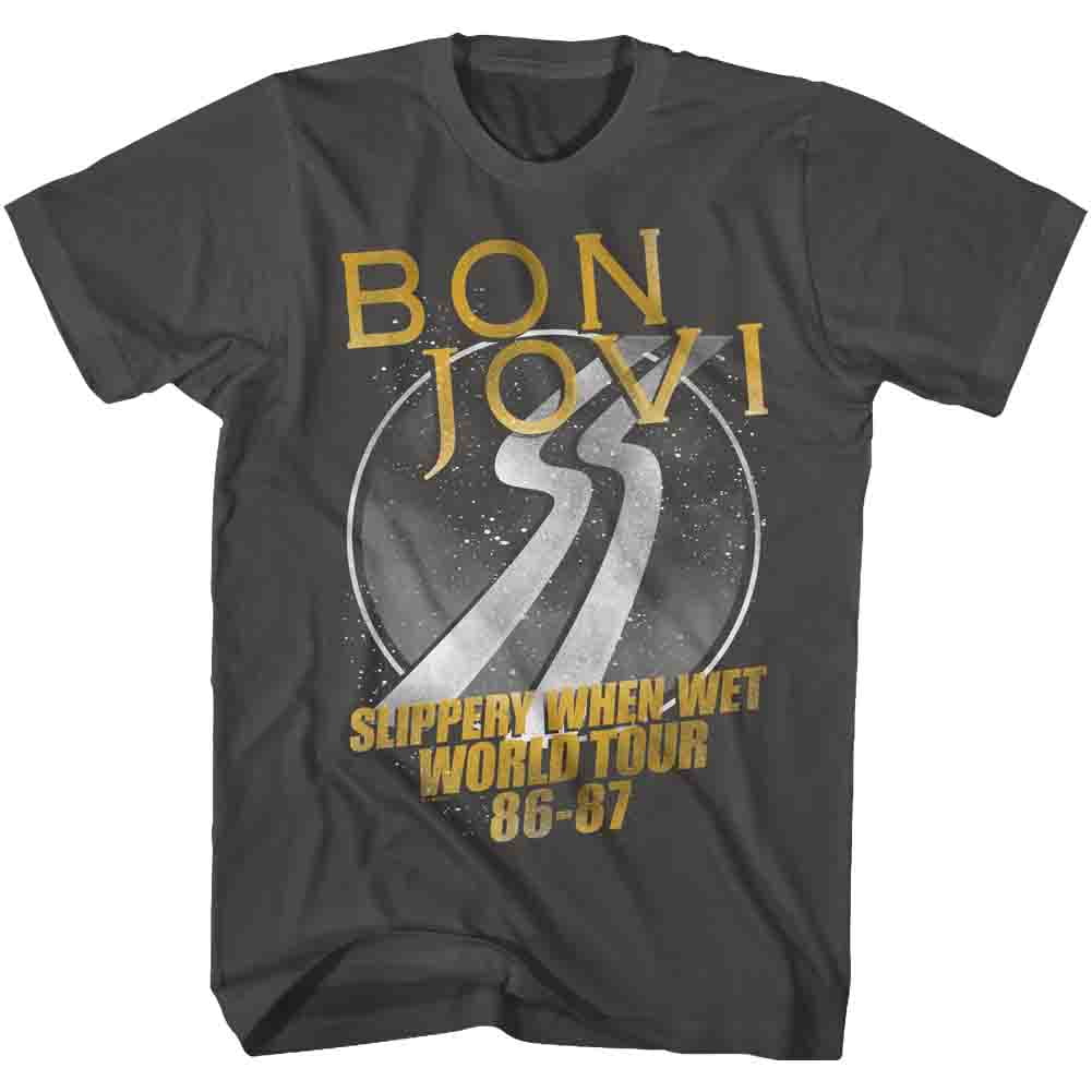 Trevco Bon Jovi Runaway Jon - Maglietta Unisex, Colore: Rosso, Rosso, S