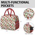 thumbnail image 6 of Obrewu Strawberry Plants Fruit Lunch Bag for Adult, Insulated, Leakproof, Oxford Cloth, 6 of 7