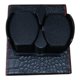 thumbnail image 1 of Caja organizadora de relojes con enrollador automático y soporte ligero para accesorios Impresión de cocodrilo, 1 of 8