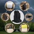 thumbnail image 4 of Mochila de Senderismo y Camping HongXingHai 100L Impermeable Negra, 4 of 9