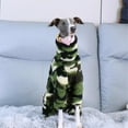 thumbnail image 2 of UOSIA Winter Dog Onesie for Italian Greyhound,Warm Fleece Full Body Whippet Dog Jumpsuit Pajamas, 2 of 6
