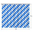 thumbnail image 5 of Blue White Checkerboard Checkered Pattern Shower Curtain 84"x72" ,Bathroom Decorative Shower Curtains Set with 12 Hooks,Modern Waterproof Washable Shower Curtain, 5 of 6