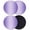 Purple, variant on Navy Blue Ombre Coasters Set of 6, Modern Gradient Abstract Art Absorbent Coasters for Drinks, Coaster for Bar Office Dining Coffee Table Accessories Decor, Non Slip Round Desk Coaster