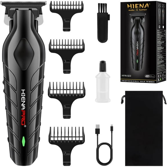HIENA PRO Hair Trimmer for Men Electric Beard Trimmer Rechargeable Professional With LED Display for Mustache