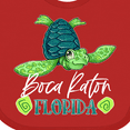 thumbnail image 4 of Inktastic Boca Raton, Florida Happy Sea Turtle Boys or Girls Baby Bib, 4 of 4