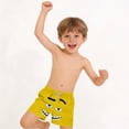 thumbnail image 6 of Boys' Cute Face Print Swim Trunks, Quick-Dry Elastic Waist Board Shorts with Pockets for Kids, 3-12 Years Yellow 8-9 Years, 6 of 8
