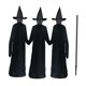 thumbnail image 1 of Brujas iluminadas con estacas Decoraciones de Halloween libre Tomados Brujas gritonas Decoración con sensor activado por sonido Con varilla Gloria Brujas gritando, 1 of 9