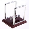 thumbnail image 4 of 2 uds Newton s Cradle Fun Balance Balls escritorio ciencia educación escritorio cubierta juguete para regalo, 4 of 5