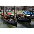 thumbnail image 2 of Kaveney, Wendy 24x17 White Modern Wood Framed Museum Art Print Titled - Italy, Venice Gondolas docked on the Grand Canal, 2 of 4