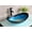 Blue B, variant on Wonline 36inch Bathroom Vanity with Sink Combo Modern Black Cabinet Tempered Glass Vessel Sink Bowl Faucet Drain Combo