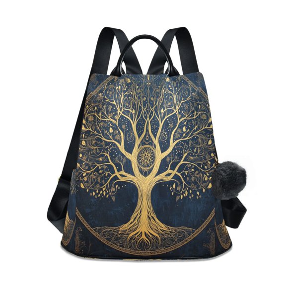 DIXRUYEE Travel Backpack Casual Bag Fashion Tree Of Life in Harmony Printed