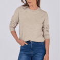 thumbnail image 3 of SOMER Sweaters for Women Long Sleeve Womens Sweaters Pullover Tops Lightweight Crewneck Soft Basic Knit Sweaters Loose Fit Winter, 3 of 6