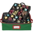 thumbnail image 4 of Hold N' Storage Underbed Christmas Ornament Storage Container Box Fits Up to 48-3”, Green, 4 of 9