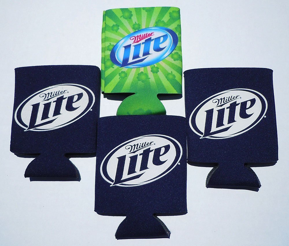 miller lite koozie