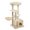 Beige, variant on Demi Bonn 44" Cat Tree Tower for Indoor Cats, Cat Condo Dangling Ball Cat Furniture Activity Center Play House, Beige