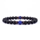 thumbnail image 3 of Pulsera de piedra volcánica para hombres, pulsera de cuentas de madera de Lava de 8mm, cadena para la muñeca de Buda tibetano, joyería para hombres y mujeres, pulseras nuevas de regalo, 3 of 4
