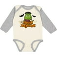 thumbnail image 3 of Inktastic Halloween Monster Boys or Girls Long Sleeve Baby Bodysuit, 3 of 5