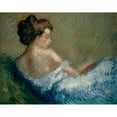 thumbnail image 3 of Isidre Nonell 24x20 Black Modern Framed Museum Art Print Titled - Figure Crouching (1908), 3 of 5