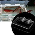 thumbnail image 4 of Anillo de alimentación de acrílico para acuario, alimentador de alimento para peces de instalación sencilla, con ventosa (L), 4 of 7
