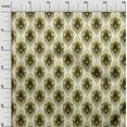 thumbnail image 3 of oneOone Cotton Cambric Olive Green Fabric Asian Ikat Sewing Fabric By The Yard Printed Diy Clothing Sewing Supplies 42 Inch Wide, 3 of 4