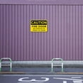 thumbnail image 5 of Caution Fire Door - No Parking in Front of Door Sign – Vinyl 5” x 7”, 5 of 7
