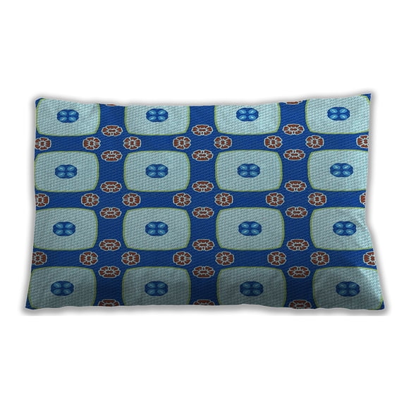 Ahgly Company Indoor Rectangular Contemporary Lumbar Throw Pillow, 13 inch by 19 inch