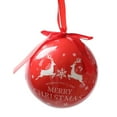 thumbnail image 2 of Dserhfy 7.5cm Christmas Balls Pinup Picture Christmas Patterns Decorative Ribbon Smooth Surface Glossy Finish Hanging Decoration Shatterproof Vibrant Decorative Christmas Balls for Party, 2 of 8