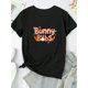 thumbnail image 2 of Camiseta de Pascua para mujer, divertida camiseta de conejo, con estampado de conejo, ideal para adultos, hombres, mujeres, adolescentes, jóvenes y para el tiempo libre., 2 of 6
