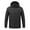 Black-2023 heated jacket for women and men, variant on FAVIPT Mens Plus Size Heated Hoodie 7 Heating Zones Heated Zipper Sweatshirt USB Charging Electric Outerwear Casual Winter Warm Softshell Tops Black,XXXL