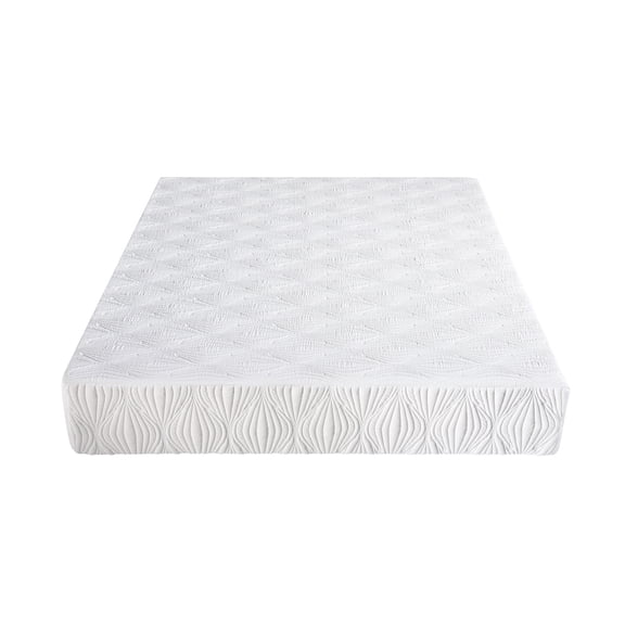 Visco Gel Infused Memory Foam Mattress in a Box,Cool & Relaxed Sleep, High-Density Foam, Extra Firm Support,White